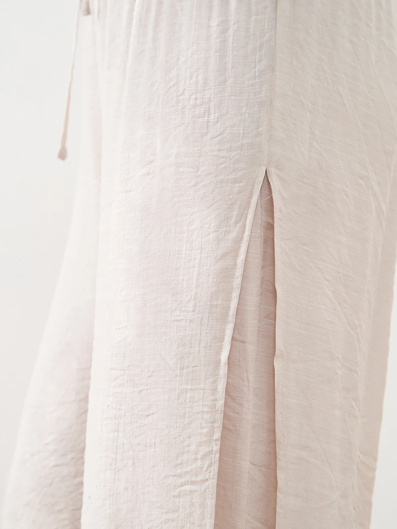 Gauze Double-Layer Crop Pant