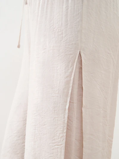 Gauze Double-Layer Crop Pant