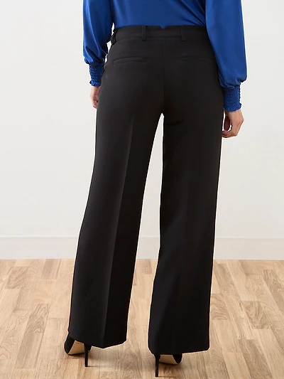 Hannah Wide Leg Trouser in Black