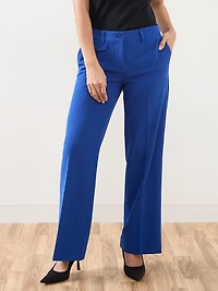 Hannah Wide Leg Trouser in Cobalt