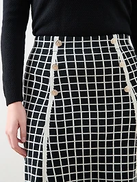 Knit Midi Sweater Skirt