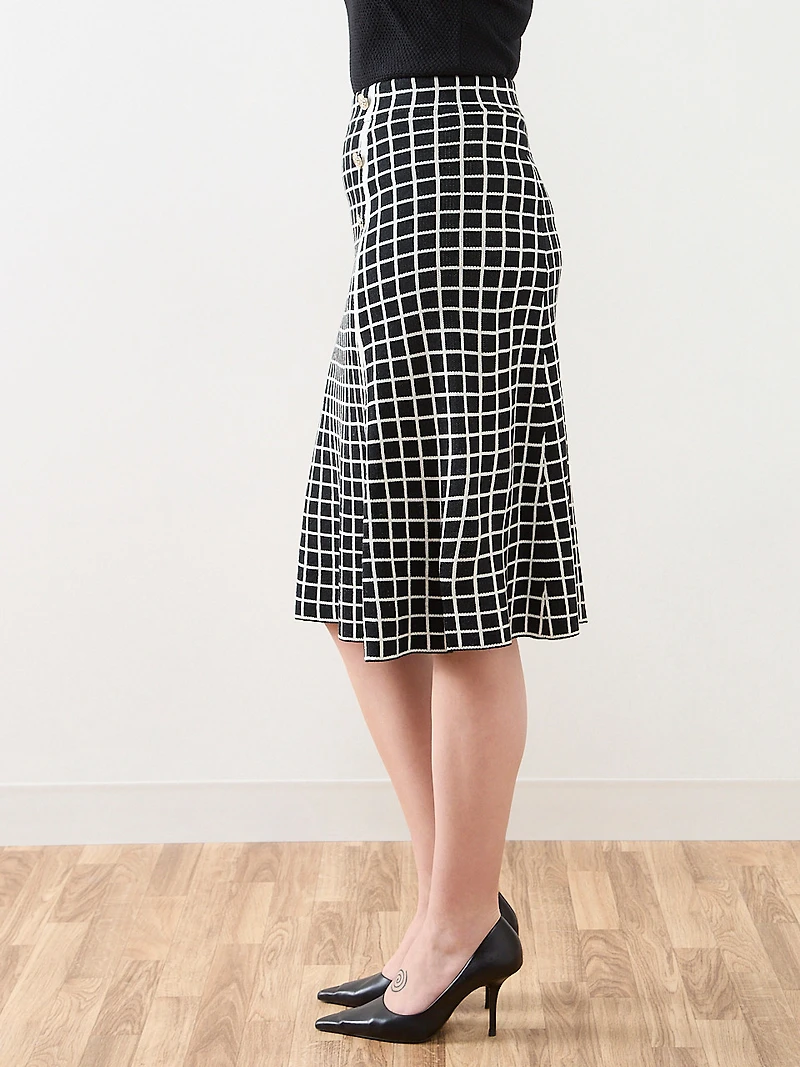 Knit Midi Sweater Skirt