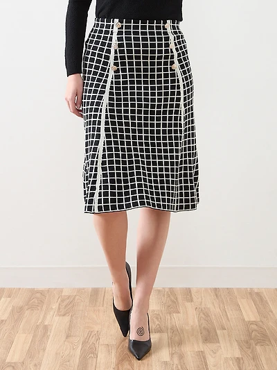 Knit Midi Sweater Skirt