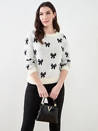 Long Sleeve Boatnecck Sweater