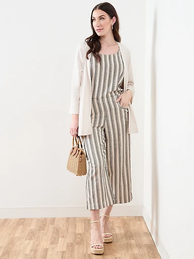 Long Sleeve Edge To Edge Textured Cardigan
