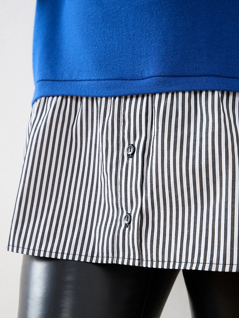 Long Sleeve Knit Fooler Top