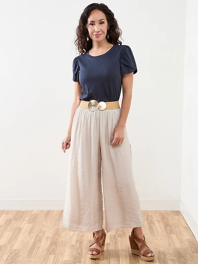 Petite Short Tulip Sleeve Tee