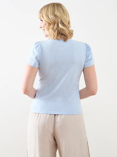 Short Tulip Sleeve Tee