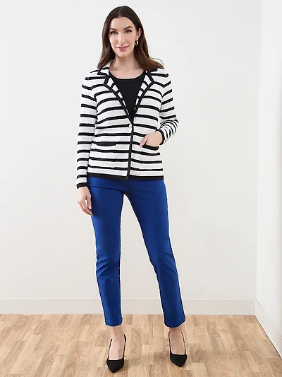 Textured Sweater-Blazer
