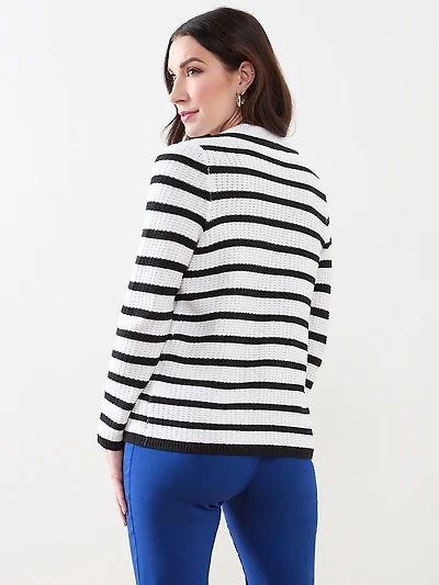 Textured Sweater-Blazer