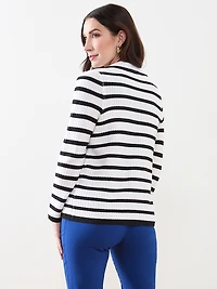 Textured Sweater-Blazer