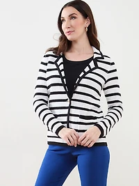 Textured Sweater-Blazer