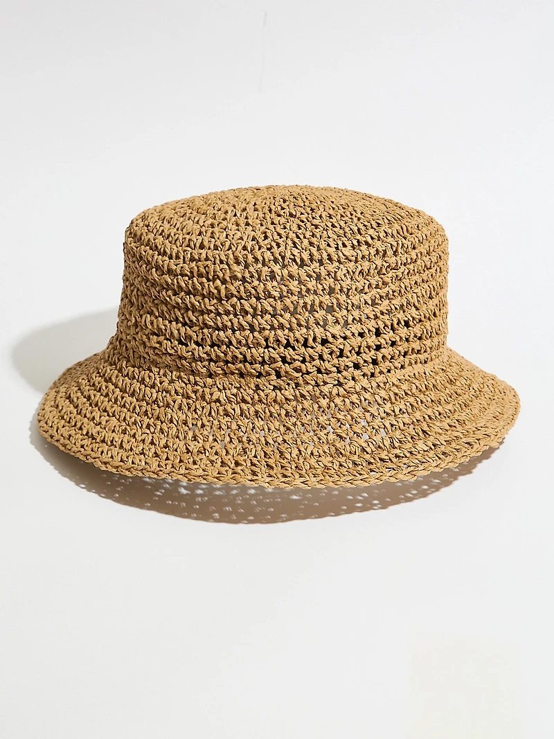 Raffia Bucket Hat