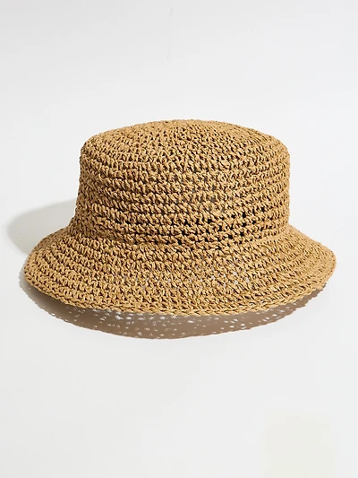 Raffia Bucket Hat