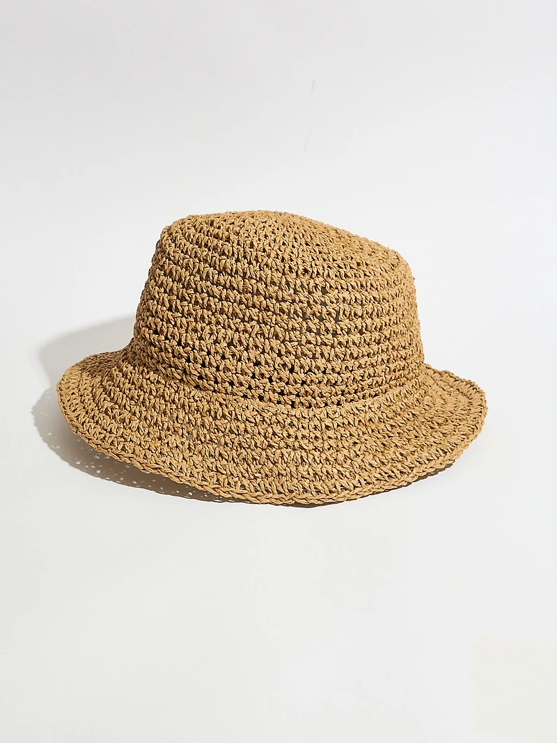 Raffia Bucket Hat