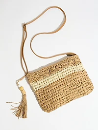 Woven Crossbody Bag