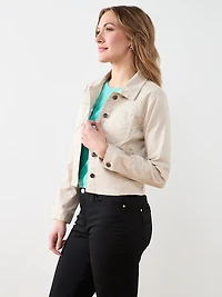 Coloured Denim Jean Jacket