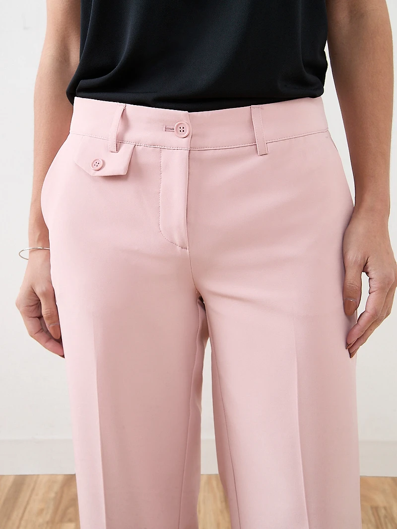 Hannah Dusty Pink Wide Leg Trouser