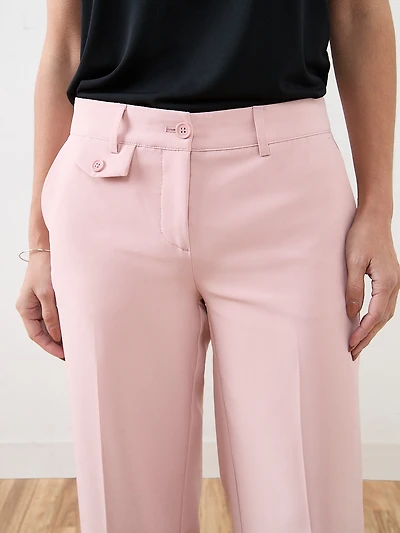Hannah Dusty Pink Wide Leg Trouser