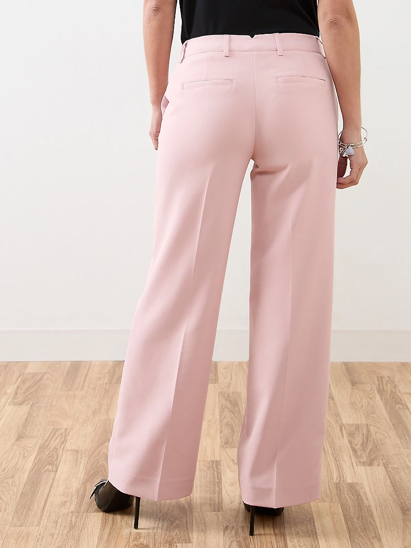 Hannah Dusty Pink Wide Leg Trouser