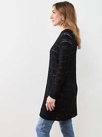 Long Sleeve Open Stitch Cardigan