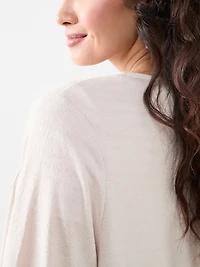 Petite Long Sleeve Edge-to-Edge Topper