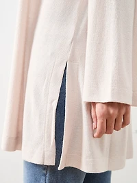Petite Long Sleeve Edge-to-Edge Topper