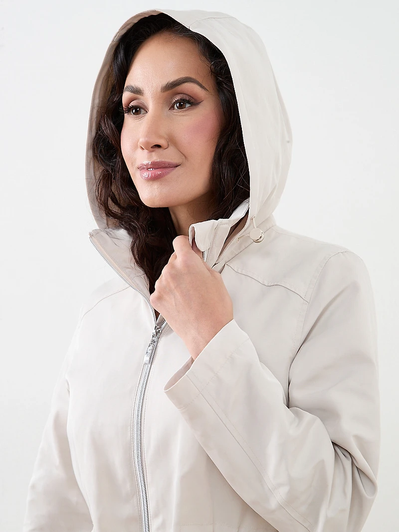Petite Poly Anorak Coat