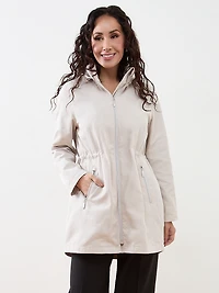 Petite Poly Anorak Coat
