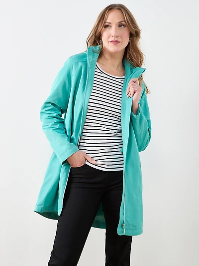 Poly Anorak Coat
