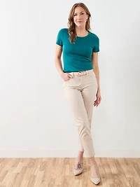Short Sleeve Scoop Neck Tee