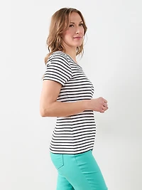 Short Sleeve Scoopneck Tee