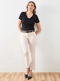 Short Sleeve V-Neck Tee