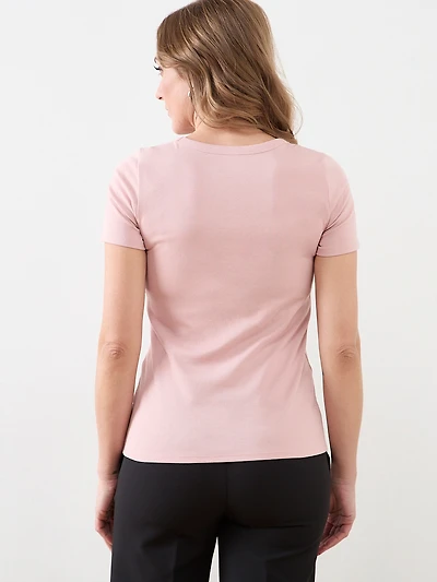 Short Sleeved V-Neck Tee