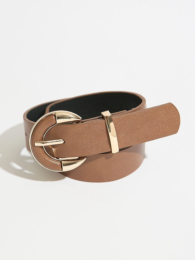 Tobacco Polished Pant Belt