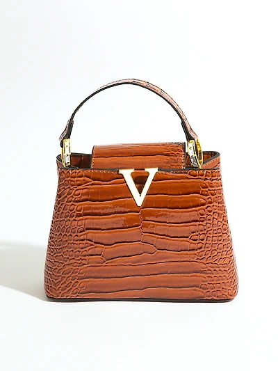 Teracotta V Handbag