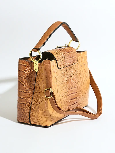 Tobacco V Handbag