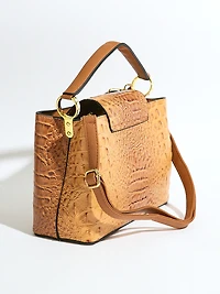 Tobacco V Handbag
