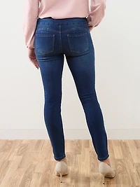 Blake Slim Diamond Patch Pull-On Jeans