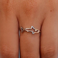 Shark Silhouette Ring