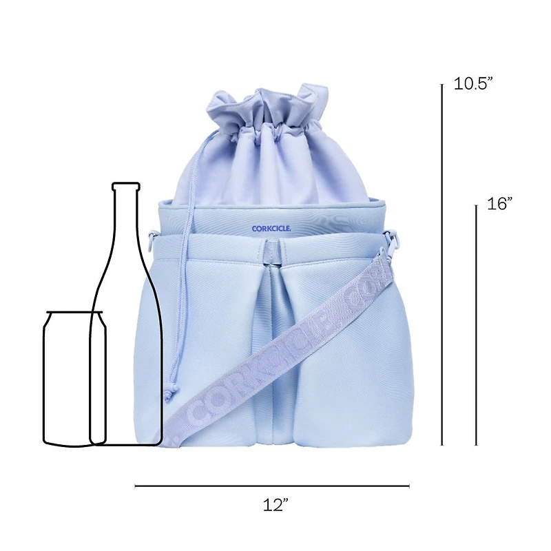 Beverage Bucket Bag Periwinkle