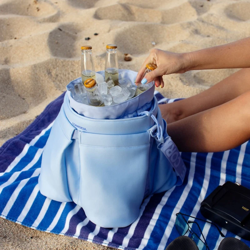 Beverage Bucket Bag Periwinkle