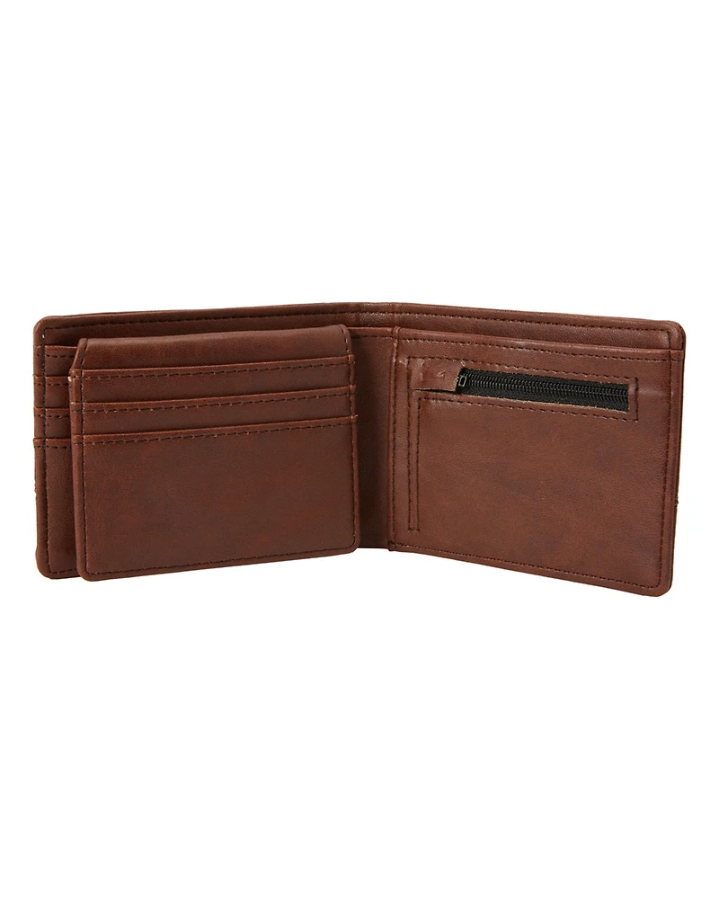 Dimension Faux Leather Bi-Fold