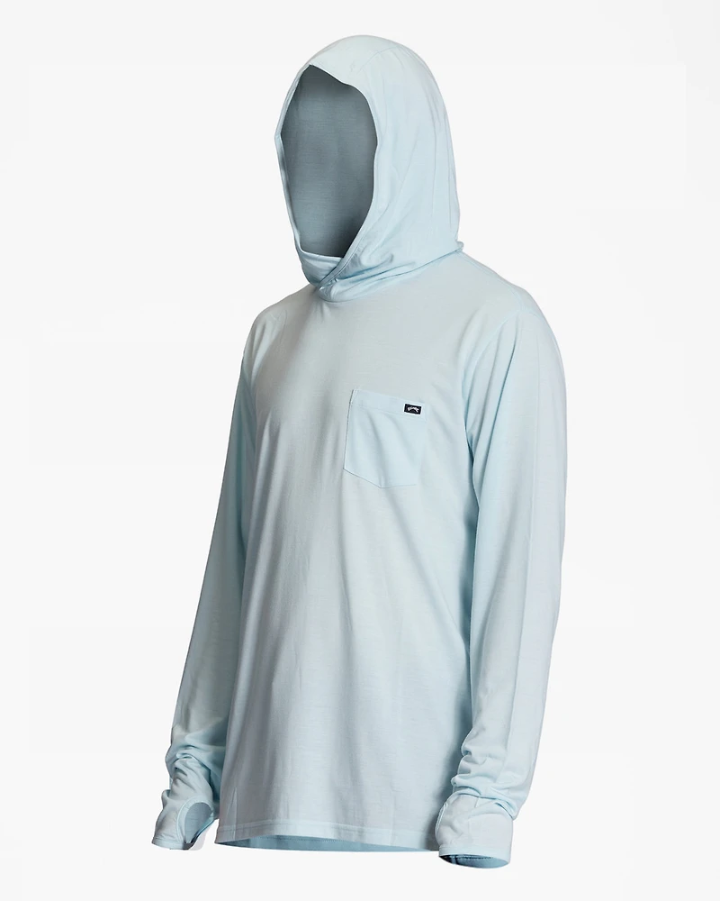 Eclipse Hooded L/S Surf Tee