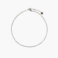 Gumdrop Enamel Bead Anklet
