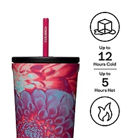 Cold Cup 24oz- Dopamine Floral