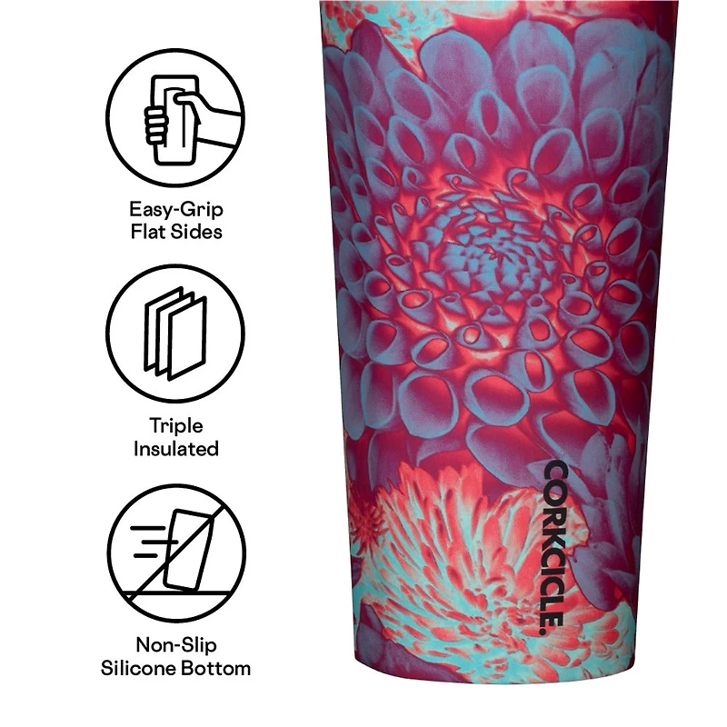 24oz Cold Cup Dopamine Floral