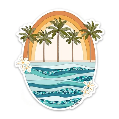3.5" Retro Rainbow Vinyl