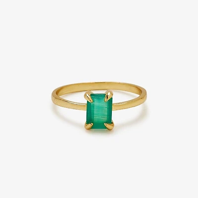 Emerald Statement Ring