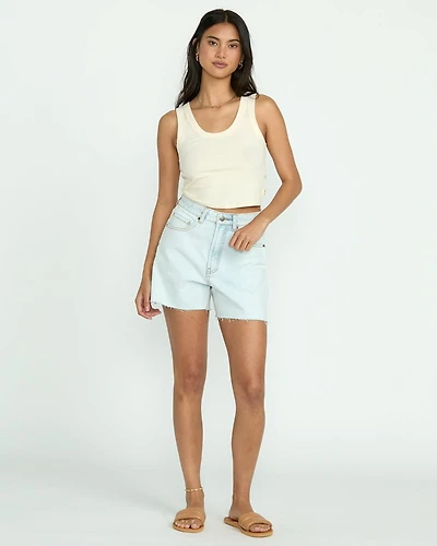 Riley Cut-Off Denim Shorts